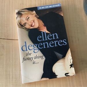 $10 SALE Ellen Degeneres Book Adult Paperback Humor Funny Thing Is…